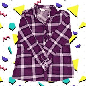 Women's 2 Dye 4 Button Down Shirt Size Small